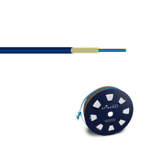 Förkontakterad blåsfiber Stingray 2xSC/UPC, G657A1, 30-1000m