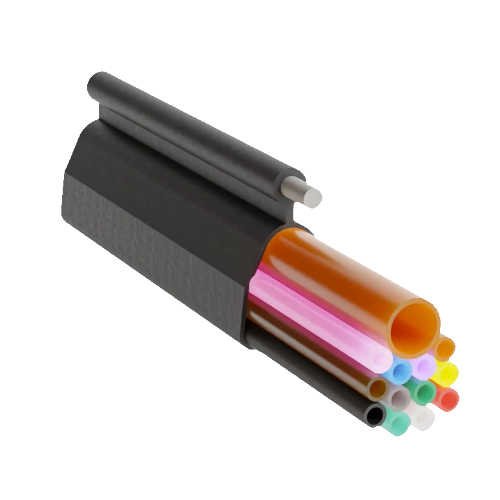 Blåsfibertub ADSS 12x5/3,5 + 1x12/10mm (T1000m)