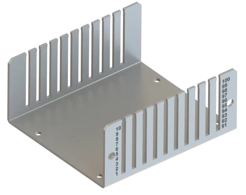 LightMate® Dukthållare MD3 för 3mm blåsfibertuber i ODF