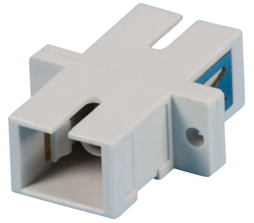Mellanstycke Hexatronic Simplex SC/PC, fosforbrons, Beige, Multimode