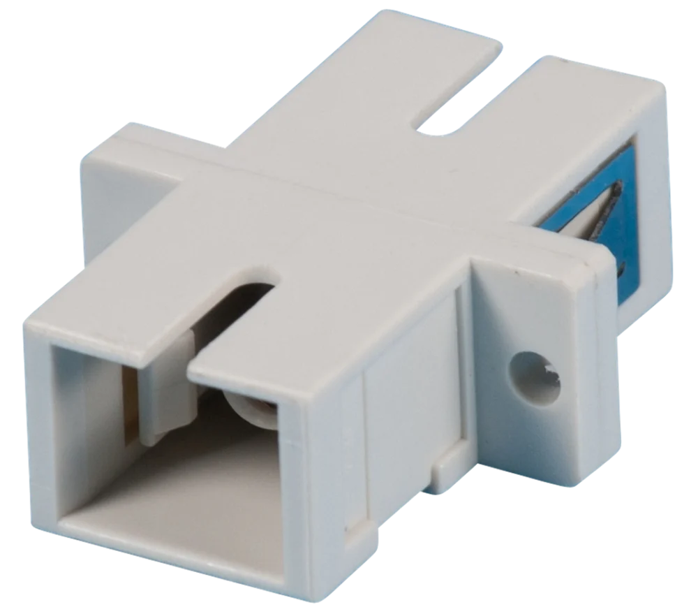 Mellanstycke Hexatronic Simplex SC/PC, fosforbrons, Beige, Multimode