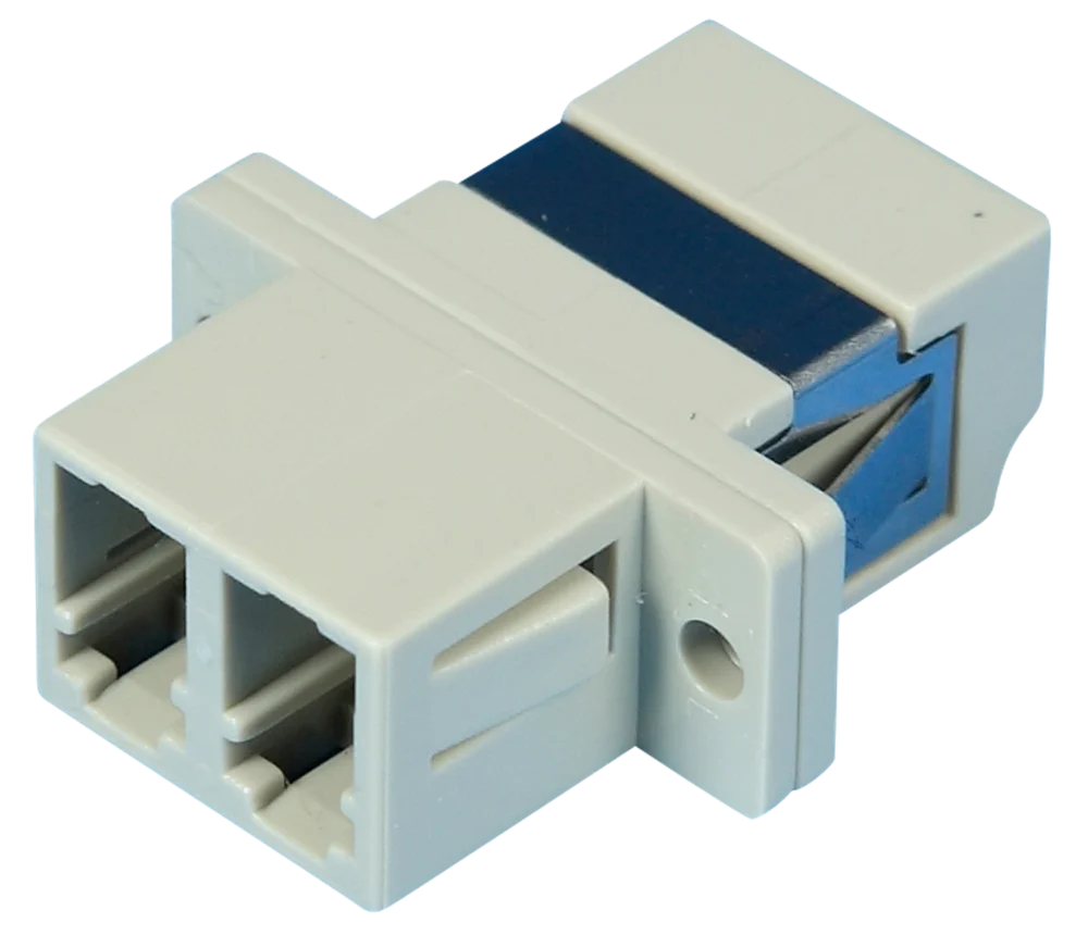 Mellanstycke Hexatronic Duplex LC/PC, fosforbrons, Beige, Multimode