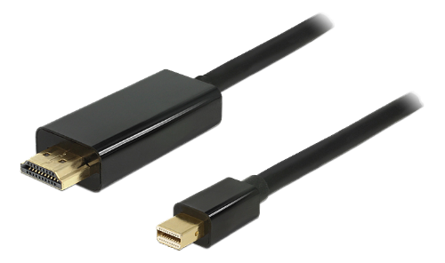Mini Displayport 1.1 hane till HDMI-A hane, full HD 2m svart