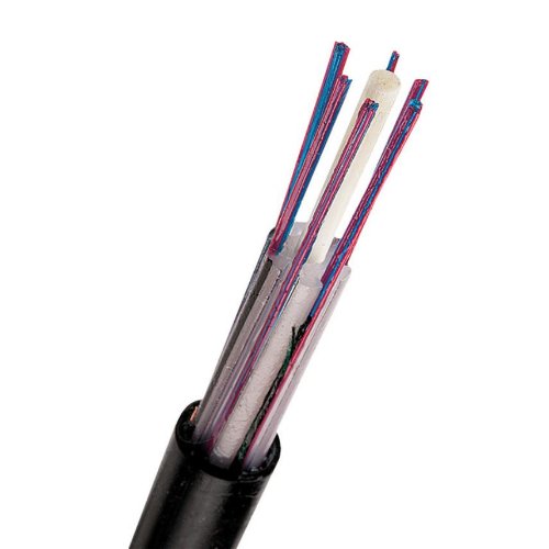 Fiberkabel GAHSL-U-DFNRV 144F SM (18x8R) UT G652D Ø 16,4mm Svart