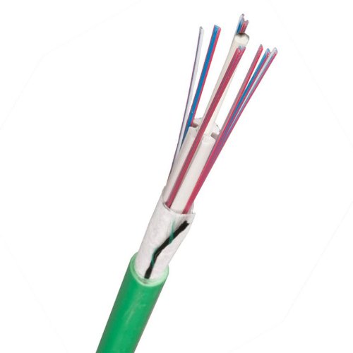 Fiberkabel GAHSQ 192F SM (24x8R) IN/UT G652D Ø 19,3mm Grön