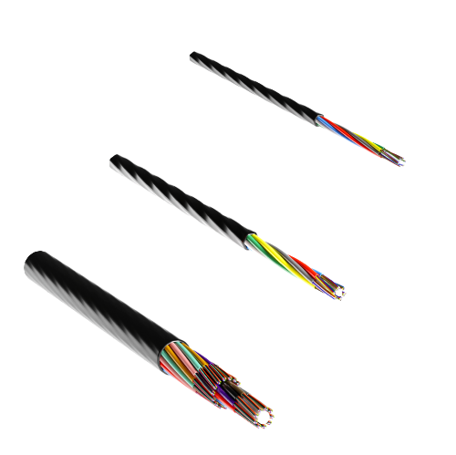 Fiberkabel GNHL Viper 48F SM (4x12F) UT G657A1 Ø 5,7mm Svart