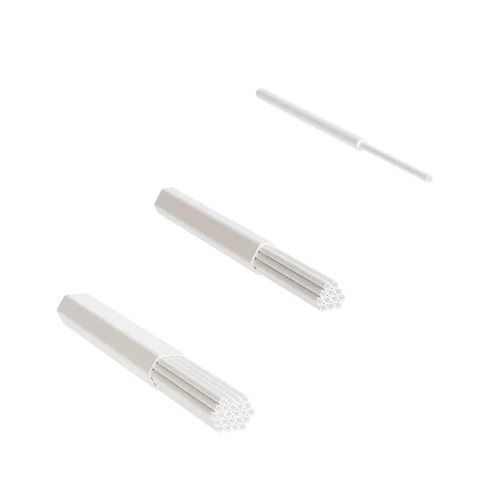 Blåsfibertub Nano 3/2,1mm ID1 Vit, High Grade F4 (T500m) LFH