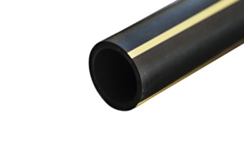 Optokabelskyddsrör 25/19mm Svart med Gul rand T500m