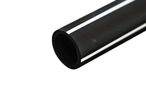 Optokabelskyddsrör 25/19mm Svart med Vit rand T500m