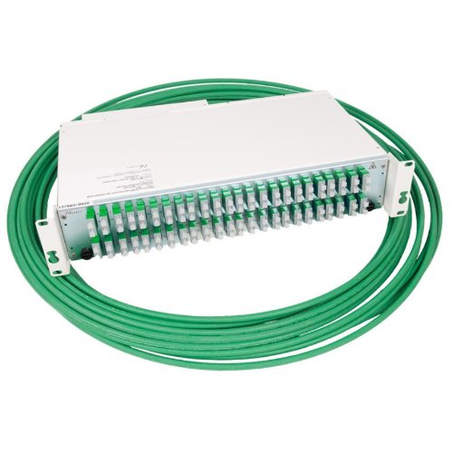 Förkontakterad ODF Nexans 19" 2U SM 96xSC/APC GRHQ 50m