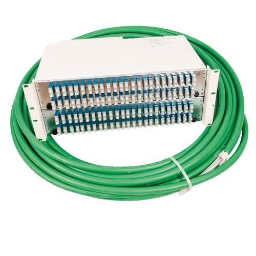 Förkontakterad ODF Nexans 19" 1U SM 96xLC/UPC GAHSQ 50m