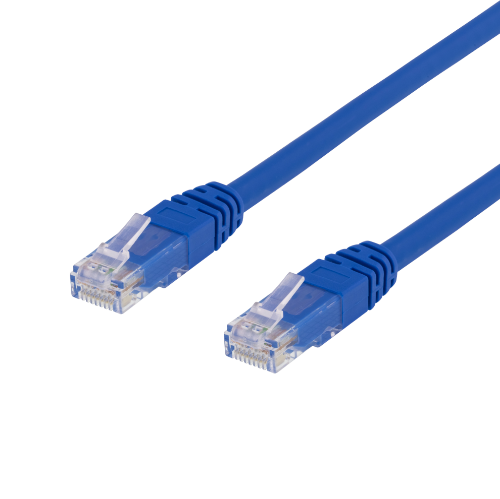 Patchkablage kat6 U/UTP Blå 250MHz Halogenfri