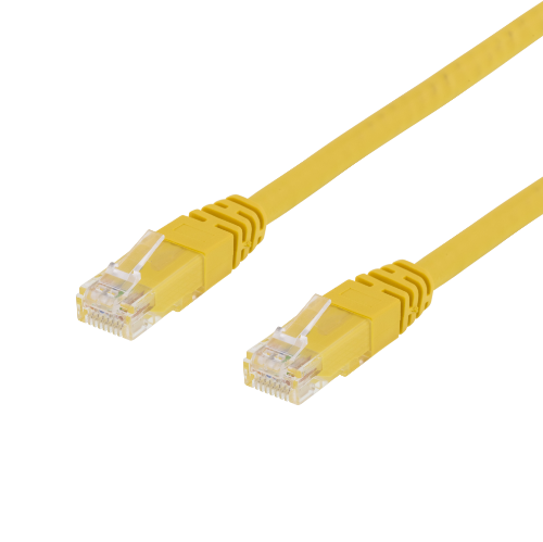 Patchkablage kat6 U/UTP Gul 250MHz Halogenfri