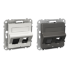 Exxact Centrumplatta vinklad för 2 x Actassi S-One/RJ45 Keystone