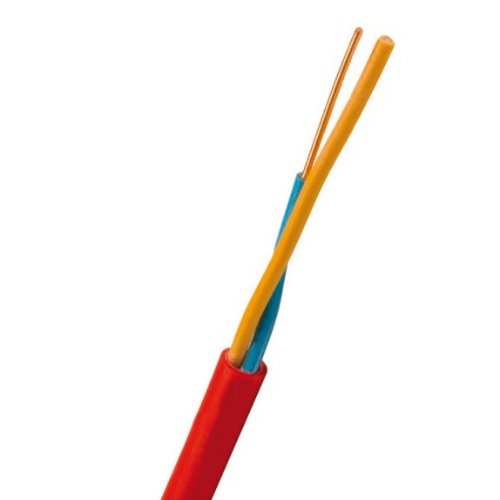 ALSECURE PREMIUM 2x1,0mm² partvinnad, Röd Halogenfri, Bobin, 500m