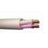 ELQXB Pure 1x4x0,5mm² oskärmad tvinnad, Vit Halogenfri, B100m