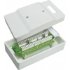 Fatum Kopplingsbox plast 10 par <60V/2A, inkl plint, slits/slits