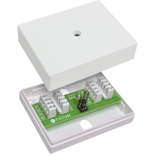 Fatum Larmbox Mini, 8 pol med sabotageskydd, slits/slits