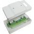 Fatum Larmbox plast, 10 par inkl. plint och sab. kontakt, slits/skruv