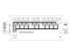 Fatum Spridningsplint, avgreningsplint: 1 > 10 ledarpar. Skruv