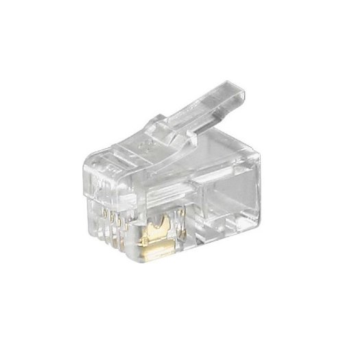 Modularplugg 4P/4C RJ10 (20st/fp)