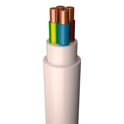 EXQ-Pure 4G1,5mm² 300/500V In/Ut Dca Ø 9,0mm (T500m) Vit LSZH