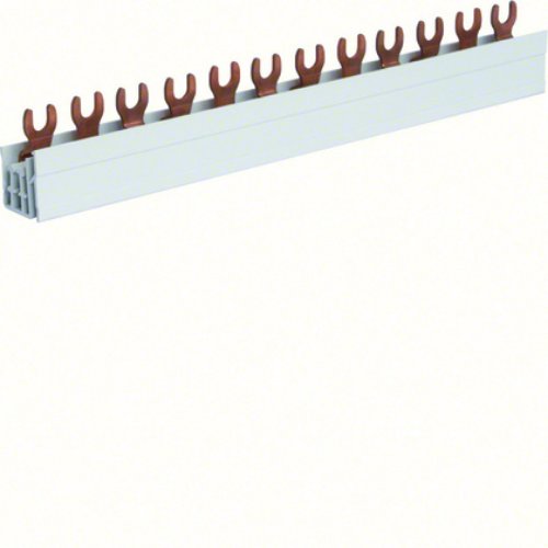 Fasskena gaffel 3-fas 12-mod 10kV 400V 63A 210mm anslutningskap. 10mm²