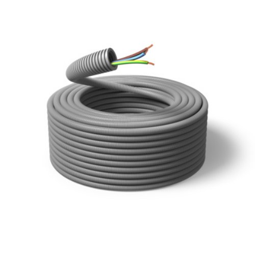 Flexrör PM Fördragen 16mm FQ 3G1,5mm², Grå (100m/fp)