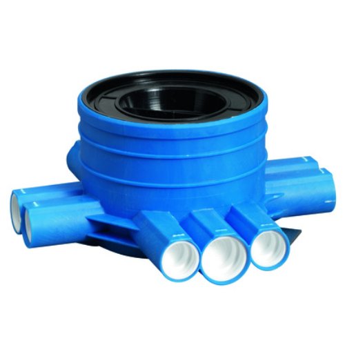 Takdosa 39mm, studsar 8x Ø16 och 2x Ø20, Blå