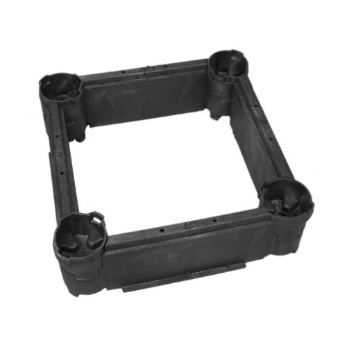 Brunnsektion till FF4545 HDPE svart im=445x445mm ym=550x550mm H=150mm