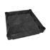 Bottensektion till FF9090 HDPE svart im=91x91x10cm ym=101x101x15cm