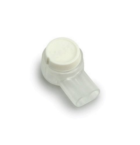 Presslok Fiskögon UY2-D Torr Vit 0,4-0,9mm 2-pol