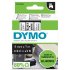 Dymo märktejp svart/vit 9mmx7m D1 Svart text vit botten