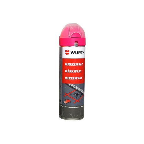 Märkspray, Fluorescerande högkvalitativ, 500ml, Rosa