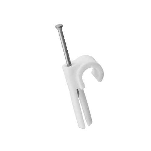 Spikpluggklammer MEPAC, 8-10mm Vit (100st/fp)