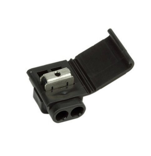 Presslok Skarvklämma 557F, Fylld Svart 0,6-1,3mm 2-pol (100st/fp)