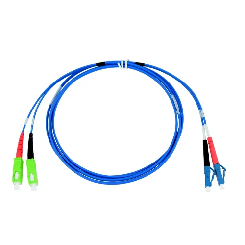 Fiberkablage SM Duplex SC/APC - LC/UPC, Hexatronic