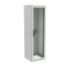 Golvskåp 19" F1 6820-G (B600xD800xH2000) 42HE, glasdörr, Grå