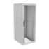 Golvskåp 19" F1 81222-G (B800xD1200xH2200) 47HE, glasdörr, Grå