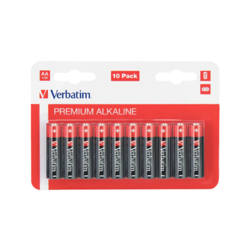 Batteri Verbatim Premium Alkaline 1,5V, LR06 / AA (10-pack)