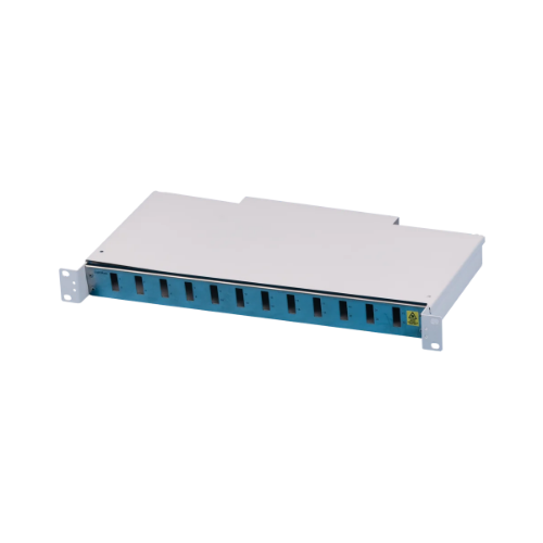 Fiberbox ODF LightMate® 19" fix 12xSC Duplex 1HE obestyckad (24 fiber)